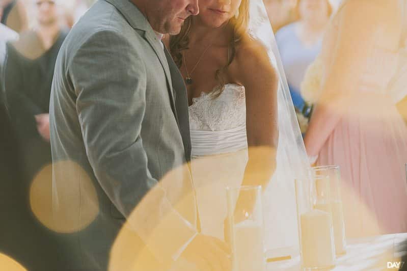 Ceremony under tree at Antebellum Oaks