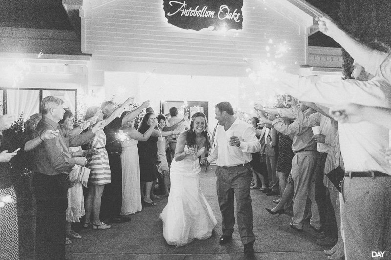 Sparkler Exit at Antebellum Oaks