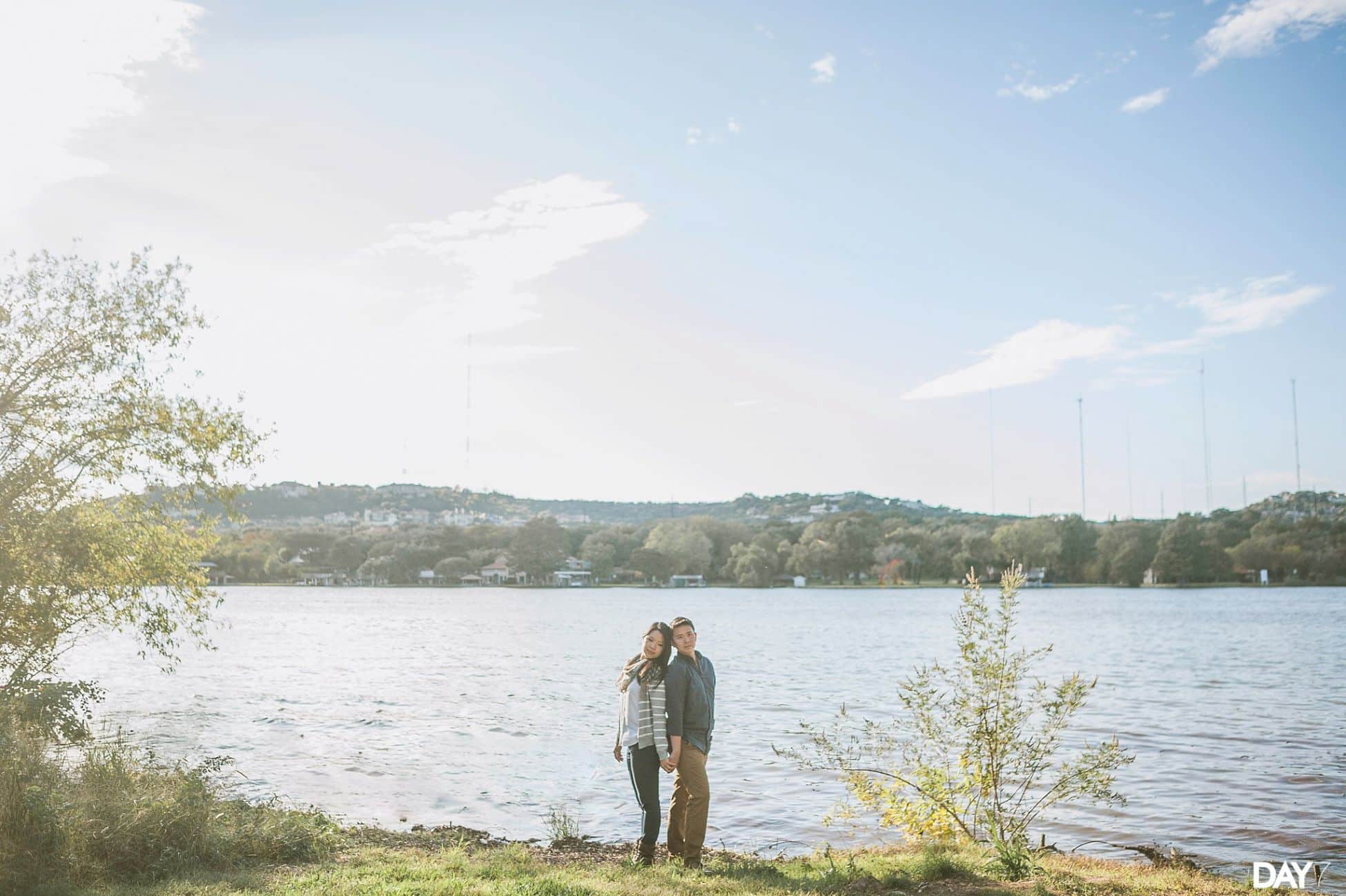 Laguna Gloria Engagement Photo