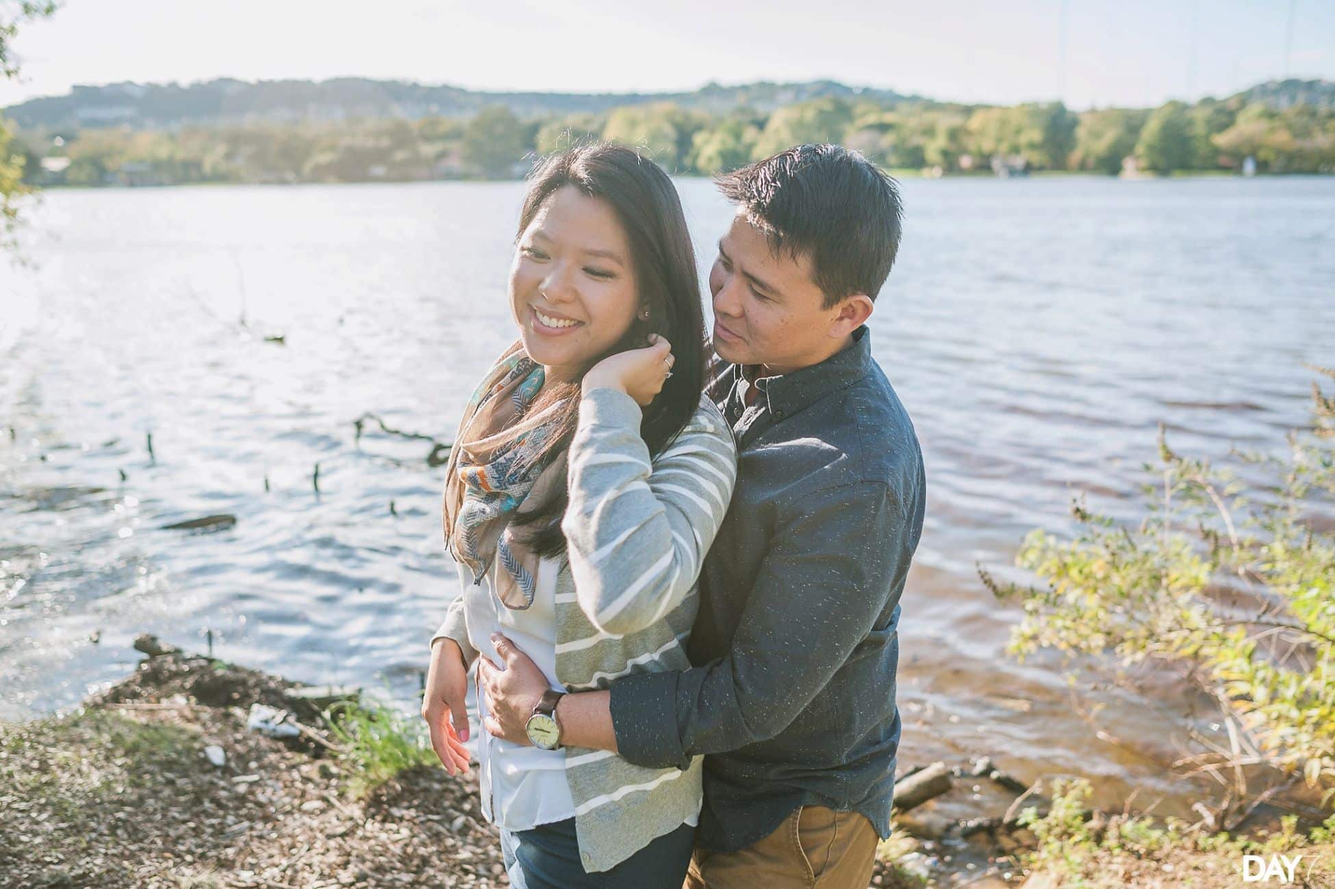 Laguna Gloria Engagement Photo