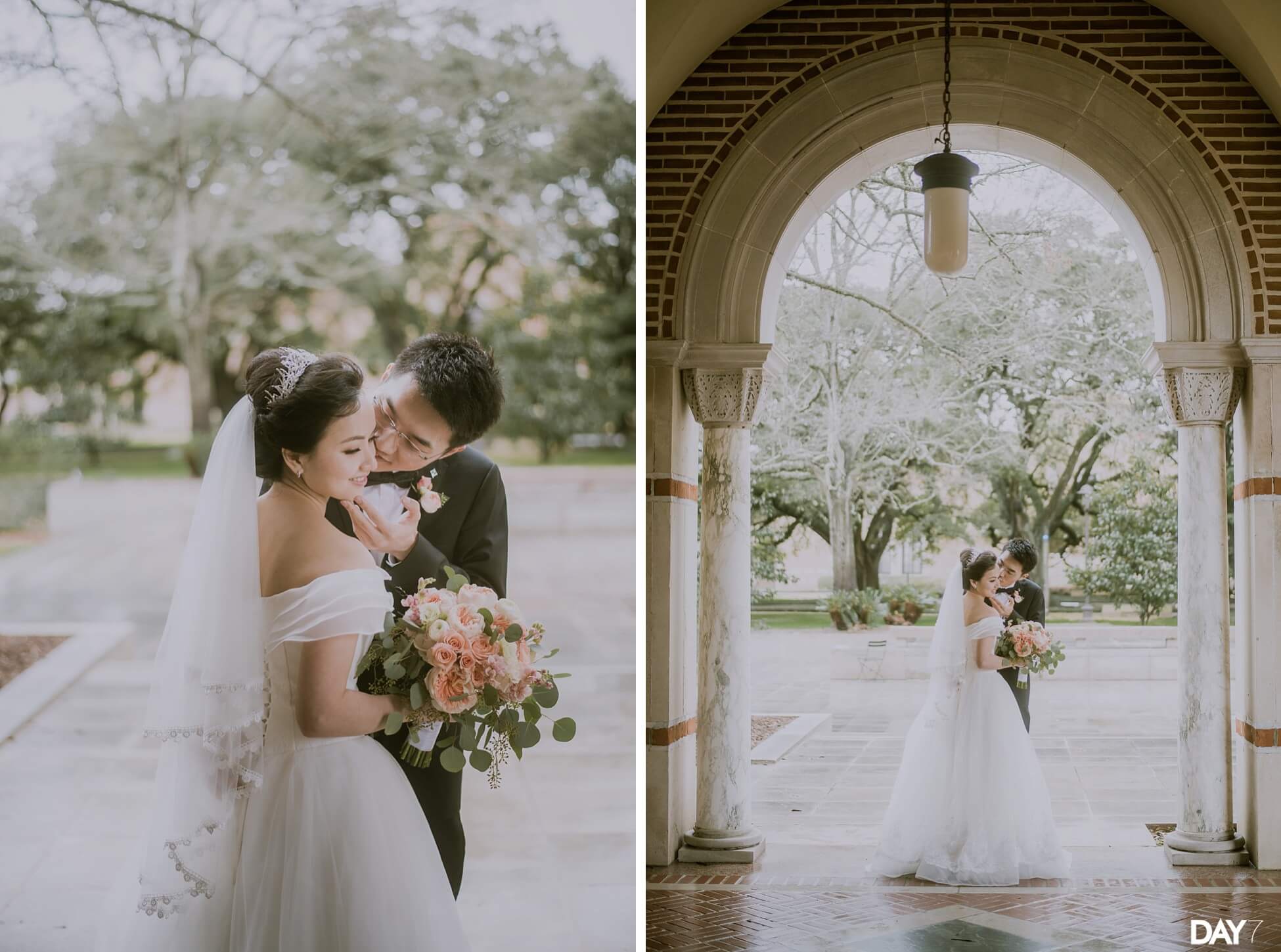 Rice University Houston Club Wedding Photographer